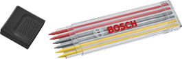 Bosch pencil lead multicolor 2.8 mm HB refills set.