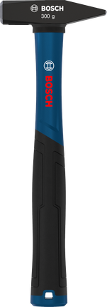 Bosch engineer's hammer 300 g with carbon steel head.