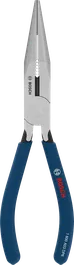 Bosch long-nose pliers with non-slip handles.