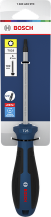 Bosch TX25 x 100 mm screwdriver with ergonomic handle.