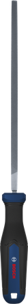 Bosch square file 200 mm with ergonomic handle.