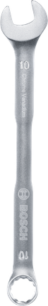 Bosch 10 mm combination wrench chrome vanadium.