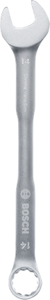 Bosch combination wrench 14 mm chrome vanadium.