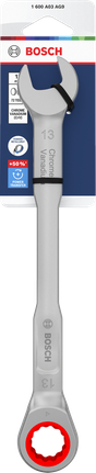 Bosch 13 mm ratchet combination wrench Chrome Vanadium.
