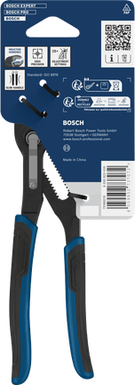 Bosch water pump pliers 180 mm with multi-component handles.