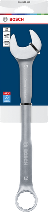 Bosch 27 mm combination wrench chrome vanadium.