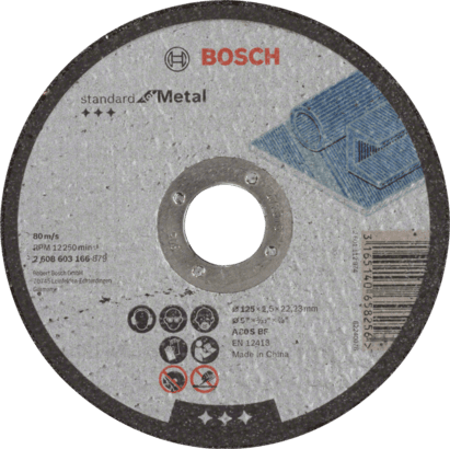 esta ahí Esperar algo Conjugado Disco de corte Standard for Metal - Bosch Professional