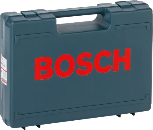 Maletín de plástico Bosch de 380 mm de ancho para guardar herramientas.
