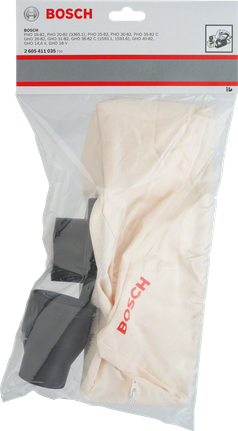 Bolsa para el polvo Bosch para conexiones de aspiradora de 40-44 mm.