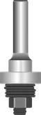 Vástago Bosch para fresa de ranurar con diámetro de 8 mm.