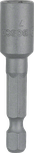 Llave de tuercas Bosch de 7 mm con vástago hexagonal de 1/4 de pulgada.