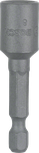 Llave de tuercas Bosch de 8 mm con vástago hexagonal de 1/4 de pulgada para tornillos M5.