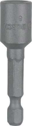 Llave de tuercas Bosch de 8 mm con vástago hexagonal de 1/4 de pulgada para tornillos M5.