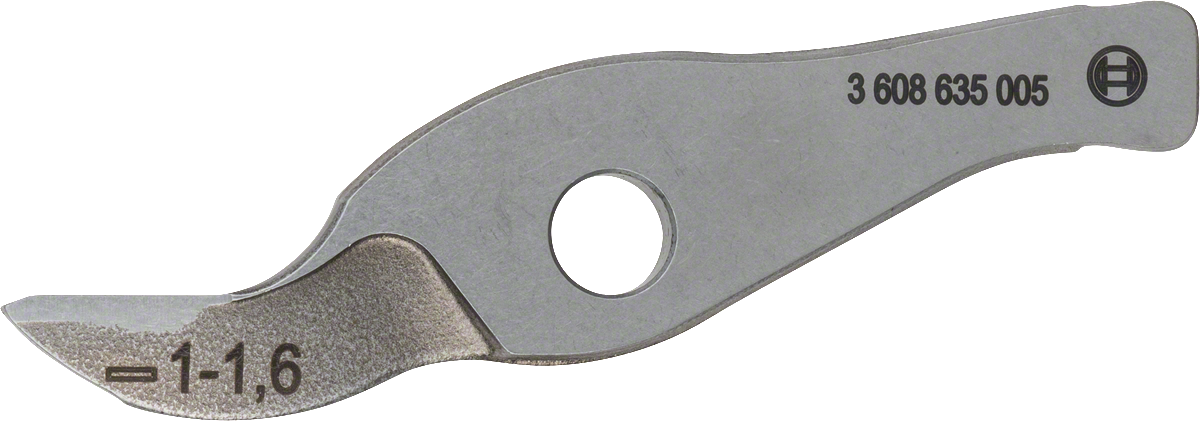 Accesorio de hoja recta Bosch para un corte preciso.