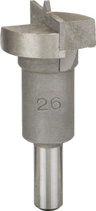 Broca de corte de bisagra en voladizo de carburo de tungsteno Bosch de 26 mm.