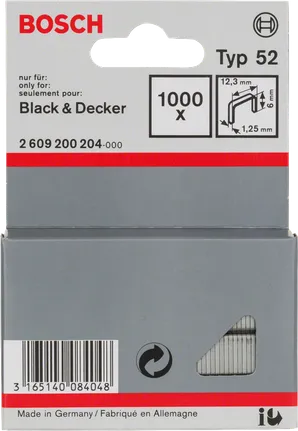Bosch Typ 52 12,3×6 mm.