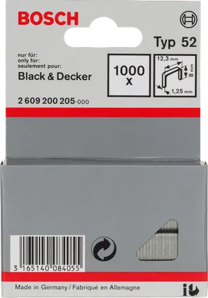 Bosch Typ 52 Black & Decker 12,3 mm 1000x.