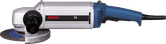 Amoladora angular Bosch con empuñadura lateral.