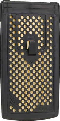 Tapa de filtro Bosch para caja de polvo HW3, diseño perforado.