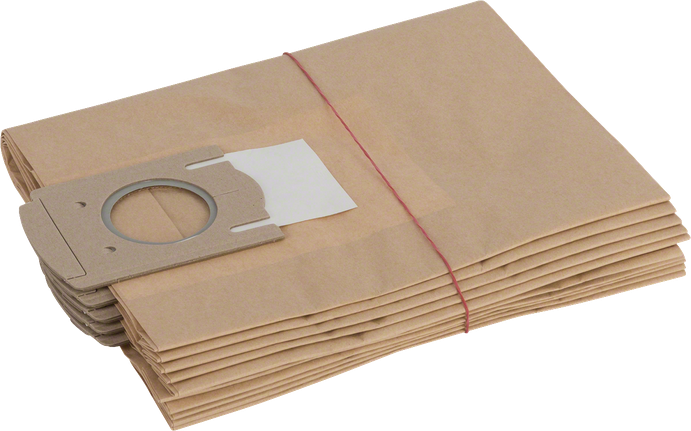 Bolsa de filtro de papel Bosch para sistemas de extracción de polvo.