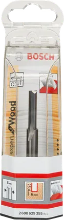 Broca recta Bosch Expert para madera de 6 mm de carburo sólido.