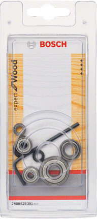 Juego de brocas piloto Bosch Expert para madera con rodamientos de bolas.