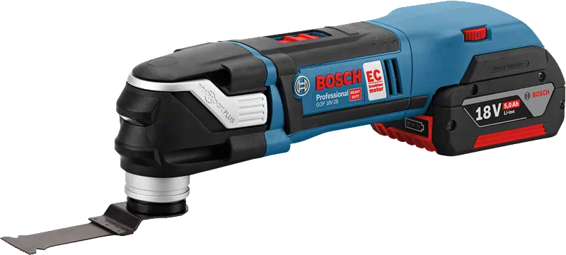 Multiherramienta inalámbrica Bosch GOP 18V-28 con StarlockPlus.