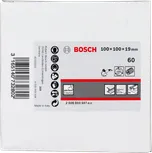 Disco de lijado de láminas Bosch 100x100x19 mm, grano 60.