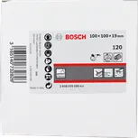 Disco de lijado de láminas Bosch 100x100x19 mm, grano 120.