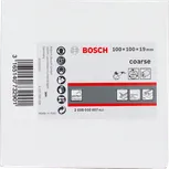 Disco de lijado Bosch de vellón, grano grueso, 100x100x19 mm.