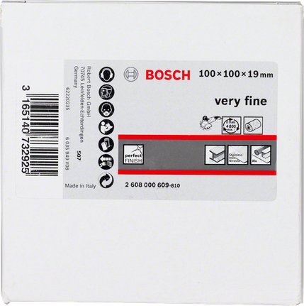 Disco de lijado de vellón Bosch, muy fino para acero inoxidable.