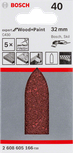 Hoja de lija Bosch C430 de 32 mm (paquete de 5).