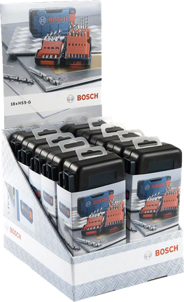 Set brocas para metal HSS-G, Robust Line, 6p - Bosch Professional