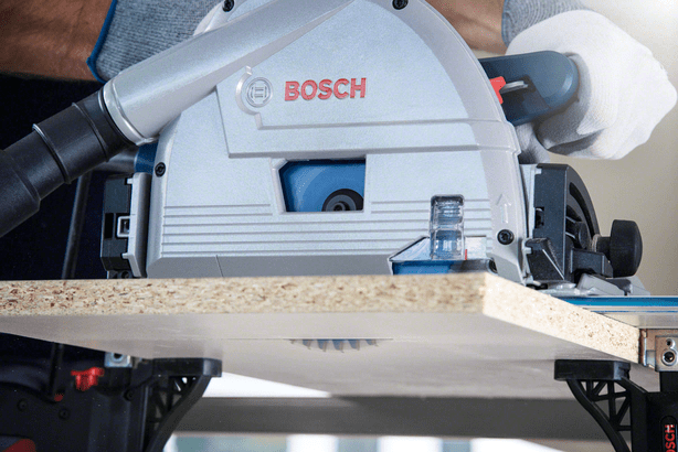 Bosch 2608644548 Expert for Laminated Panel Hoja de sierra circular para madera aglomerada 160 x 20 x 1,8 mm, 48 dientes, incluye batería 