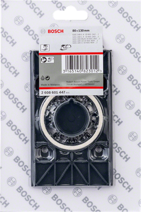 Plato de soporte para lijadora Bosch de 80×130 mm.