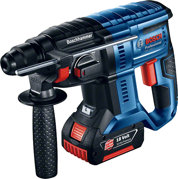 Martillo perforador a batería Bosch GBH 180-Li, 18V 3,0Ah.
