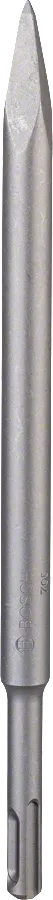 Cincel puntiagudo Bosch SDS plus de 250 mm para demolición.