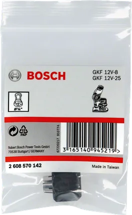 Pinza Bosch 1/4″ con tuerca.
