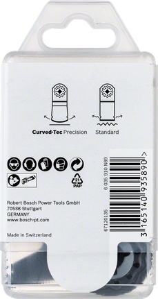 Hojas de sierra de precisión Bosch RB 10PCS AII 65 APC Curved-Tec.