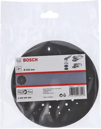 Protectores de almohadilla Bosch de 150 mm.
