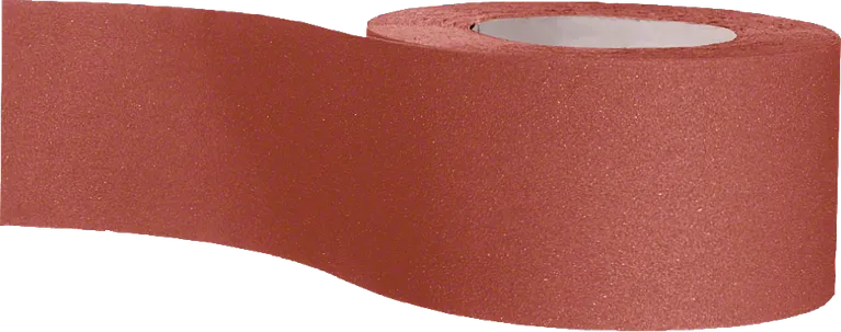 Rollo de lija Bosch de color marrón rojizo para el acabado de superficies.