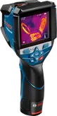 Cámara térmica Bosch GTC 600 C con pantalla de imagen térmica.