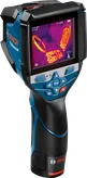 Cámara térmica Bosch GTC 600 C con pantalla de imagen térmica.
