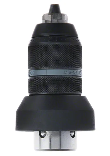 Portabrocas sin llave Bosch GBH 18V-34 CF de cambio rápido de puntas.