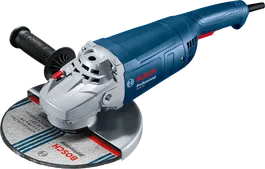 Amoladora angular Bosch GWS 20-230 P, mango ergonómico.