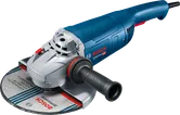 Amoladora angular Bosch GWS 22-230 P con mango ergonómico.