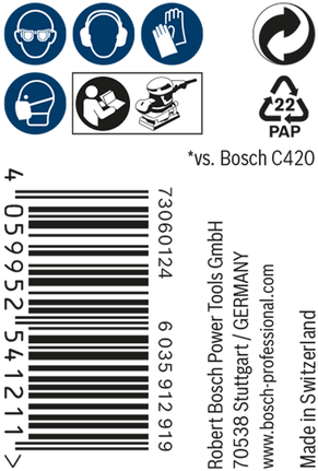Rollo de red de lija Bosch EXPERT M480 93 mm 5 m G 320.