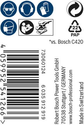 Rollo de red de lijado Bosch EXPERT M480 115 mm 5 m G 150.