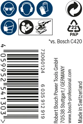 Rollo de red de lijado Bosch EXPERT M480 115 mm 5 m G 320.