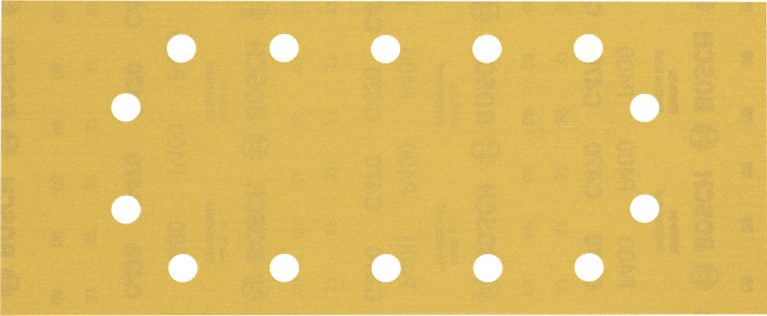 Papel de lija Bosch EXPERT C470 de 14 agujeros, grano 400.